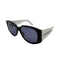 CHANEL VINTAGE SUNGLASSES LOGO WHITE BLACK EYEWEAR 90305133