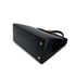 HERMES KELLY 28 SELLIER BLACK BOXCALF HAND SHOULDER BAG □A GHW 90305221