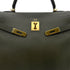 HERMES KELLY 32 RETOURNE VERT OLIVE EVERCOLOR HAND BAG □F GHW 90305222