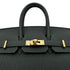 HERMES BIRKIN 25 VERT MANGROVE TOGO HAND BAG K PGHW 90305223