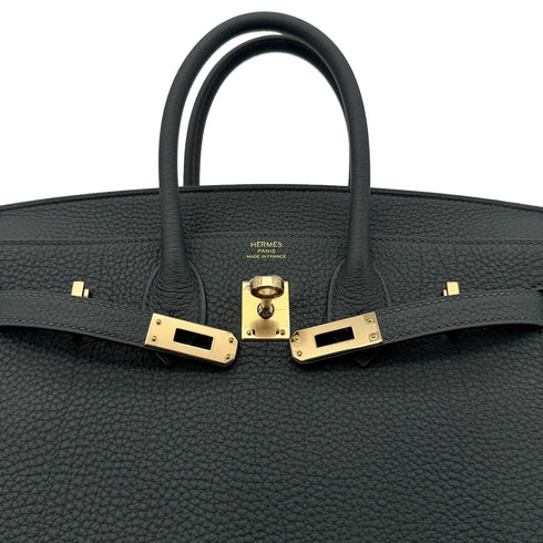 HERMES BIRKIN 25 VERT MANGROVE TOGO HAND BAG K PGHW 90305223
