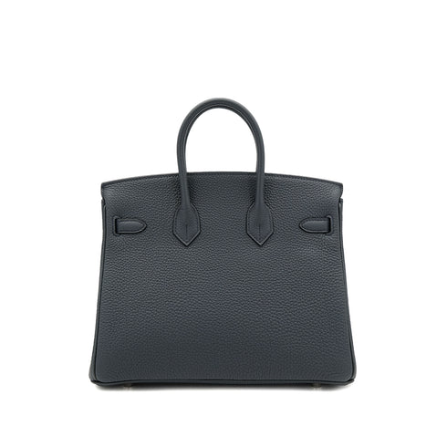HERMES BIRKIN 25 GRIS MISTY TOGO HAND BAG W PHW 90305225