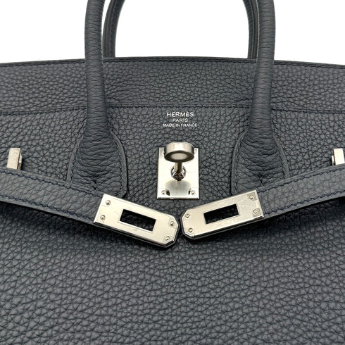 HERMES BIRKIN 25 GRIS MISTY TOGO HAND BAG W PHW 90305225