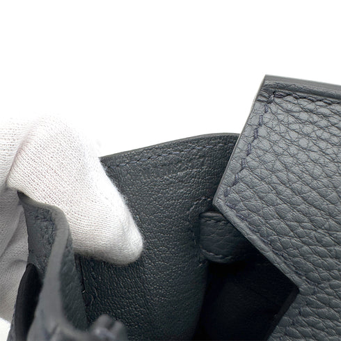 HERMES BIRKIN 25 GRIS MISTY TOGO HAND BAG W PHW 90305225