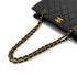 CHANEL VINTAGE MATELASSE CHAIN TOTE BAG BLACK CAVIAR SKIN 90305226