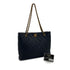 CHANEL VINTAGE MATELASSE CHAIN TOTE BAG BLACK CAVIAR SKIN 90305226