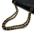 CHANEL VINTAGE CLASSIC FLAP MEDIUM CHAIN SHOULDER BAG BLACK LAMB SKIN 90305232