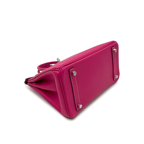 HERMES CANDY BIRKIN 25 ROSE TYRIEN RUBIS VEAU EPSOM HAND BAG □O PHW 90305234