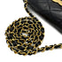 CHANEL VINTAGE MATELASSE BIG COCO CHAIN SHOULDER BAG BLACK LAMB SKIN 90305235 - PURPOSE