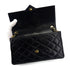 CHANEL VINTAGE MATELASSE BIG COCO CHAIN SHOULDER BAG BLACK LAMB SKIN 90305235 - PURPOSE