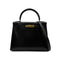 HERMES KELLY 28 SELLIER BLACK BOXCALF HAND SHOULDER BAG 〇A GHW 90305238