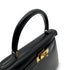 HERMES KELLY 28 SELLIER BLACK BOXCALF HAND SHOULDER BAG 〇A GHW 90305238