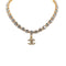 CHANEL VINTAGE NECKLACE RHINESTONE COCOMARK ACCESSORY 90305243