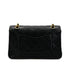 CHANEL VINTAGE CLASSIC FLAP MEDIUM CHAIN SHOULDER BAG BLACK LAMB SKIN 90305464 - PURPOSE