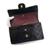 CHANEL VINTAGE CLASSIC FLAP MEDIUM CHAIN SHOULDER BAG BLACK LAMB SKIN 90305464 - PURPOSE