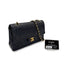 CHANEL VINTAGE CLASSIC FLAP MEDIUM CHAIN SHOULDER BAG BLACK LAMB SKIN 90305464 - PURPOSE