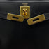 HERMES KELLY 28 SELLIER BLACK BOXCALF HAND SHOULDER BAG 〇U GHW 90306558 - PURPOSE