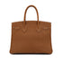HERMES BIRKIN 30 GOLD TOGO HAND BAG □F PHW 90305666 - PURPOSE
