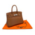 HERMES BIRKIN 30 GOLD TOGO HAND BAG □F PHW 90305666 - PURPOSE