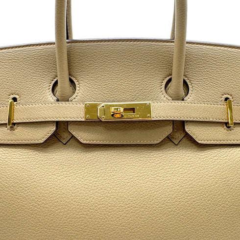 HERMES BIRKIN 35 POUSSIERE TOGO HAND BAG □L GHW 90305667 - PURPOSE