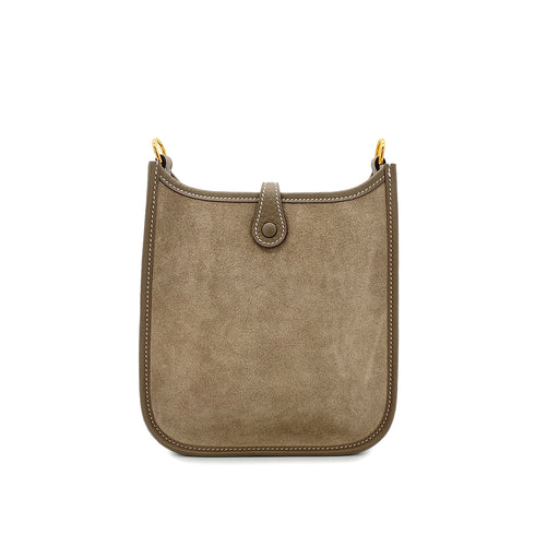 HERMES EVELYNE TPM AMAZON ETOUPE GRIZZLY SHOULDER BAG W 90305668