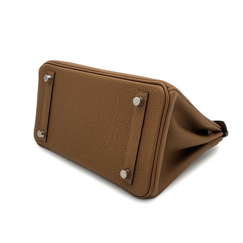 HERMES BIRKIN 25 ALEZAN TOGO HAND BAG Z PHW 90305669