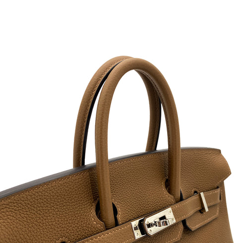 HERMES BIRKIN 25 ALEZAN TOGO HAND BAG Z PHW 90305669