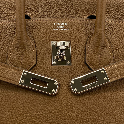 HERMES BIRKIN 25 ALEZAN TOGO HAND BAG Z PHW 90305669