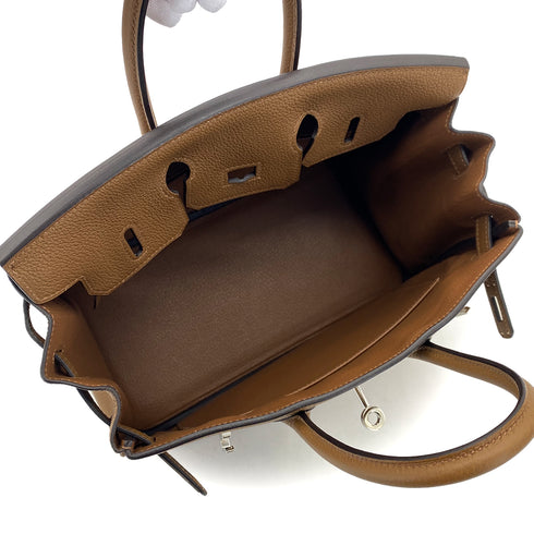 HERMES BIRKIN 25 ALEZAN TOGO HAND BAG Z PHW 90305669