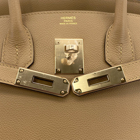 HERMES SHOULDER BIRKIN 29 POUSSIERE EVERCOLOR HAND BAG K PGHW 90305670