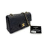 CHANEL VINTAGE CLASSIC FLAP SMALL CHAIN SHOULDER BAG BLACK LAMB SKIN 90305675 - PURPOSE