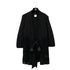 CHANEL VINTAGE COCO BUTTON RACE KNIT CARDIGAN BLACK ALPACA 38 07A RTW 90305677