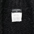 CHANEL VINTAGE COCO BUTTON RACE KNIT CARDIGAN BLACK ALPACA 38 07A RTW 90305677