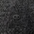 CHANEL VINTAGE COCO BUTTON RACE KNIT CARDIGAN BLACK ALPACA 38 07A RTW 90305677