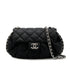 CHANEL MATELASSE COCOMARK ROUND CHAIN SHOULDER BAG BLACK LEATHER 90305895 - PURPOSE