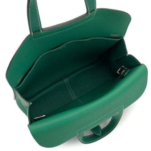 HERMES HALZAN 31 VERT VERTIGO TAURILLON CLEMENCE 5WAY HAND SHOULDER BAG A PHW 90305896 - PURPOSE