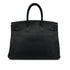 HERMES BIRKIN 35 BLACK TAURILLON CLEMENCE HAND BAG □K GHW 90305897 - PURPOSE