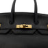 HERMES BIRKIN 35 BLACK TAURILLON CLEMENCE HAND BAG □K GHW 90305897 - PURPOSE
