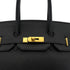 HERMES BIRKIN 35 BLACK TOGO HAND BAG □K GHW 90305900 - PURPOSE