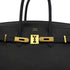 HERMES BIRKIN 35 BLACK TOGO HAND BAG □K GHW 90305900 - PURPOSE