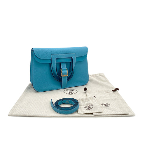 HERMES HALZAN 31 BLUE DE NORD TAURILLON CLEMENCE 5WAY HAND SHOULDER BAG D GHW 90305901 - PURPOSE