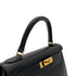 HERMES KELLY 28 SELLIER BLACK BOXCALF HAND SHOULDER BAG 〇Z GHW 90305903