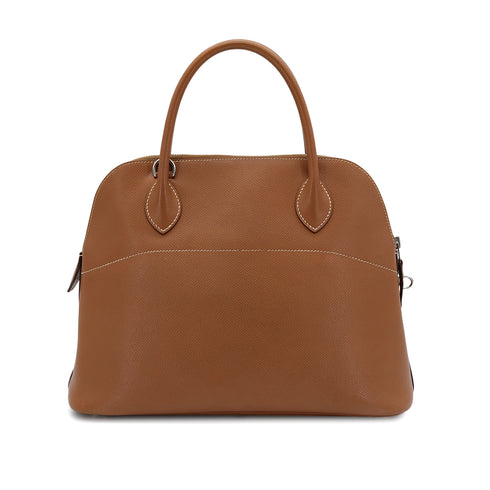 HERMES BOLIDE 31 GOLD VEAU EPSOM HAND SHOULDER BAG □L PHW 90305905 - PURPOSE