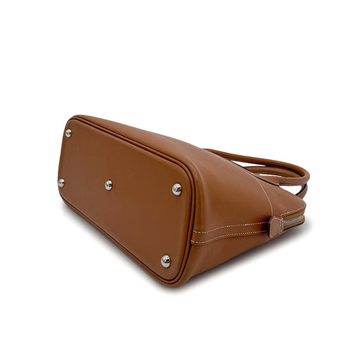 HERMES BOLIDE 31 GOLD VEAU EPSOM HAND SHOULDER BAG □L PHW 90305905 - PURPOSE