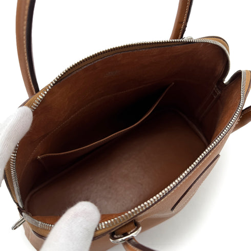 HERMES BOLIDE 31 GOLD VEAU EPSOM HAND SHOULDER BAG □L PHW 90305905 - PURPOSE