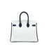HERMES BIRKIN 25 WHITE BLACK TOGO HAND BAG Y GHW SPO 90305906