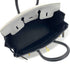 HERMES BIRKIN 25 WHITE BLACK TOGO HAND BAG Y GHW SPO 90305906