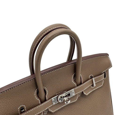 HERMES BIRKIN 25 ETOUPE TOGO HAND BAG A PHW 90305907 - PURPOSE