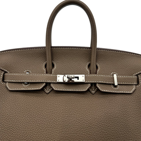 HERMES BIRKIN 25 ETOUPE TOGO HAND BAG A PHW 90305907 - PURPOSE