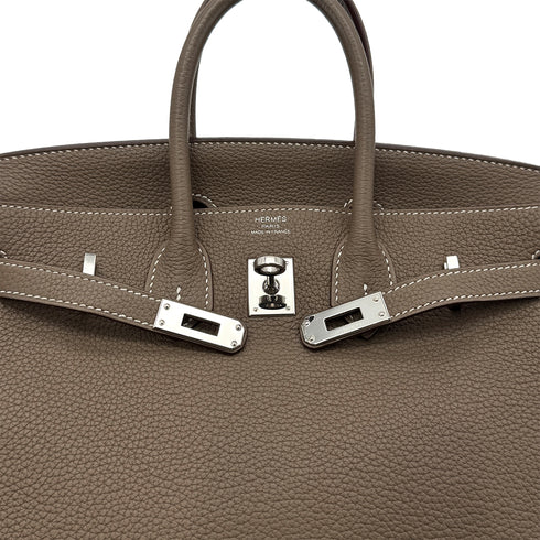 HERMES BIRKIN 25 ETOUPE TOGO HAND BAG A PHW 90305907 - PURPOSE